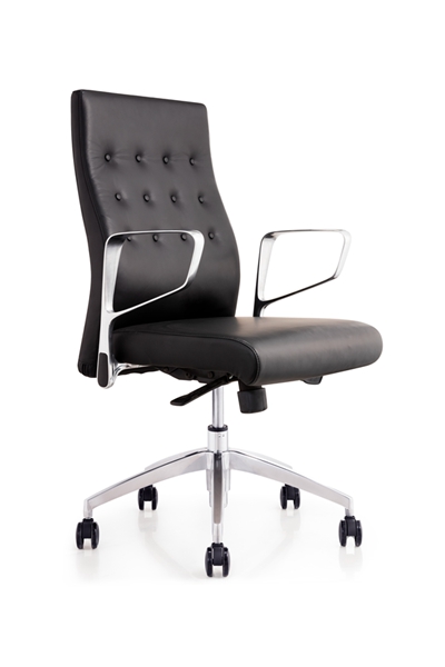 皮椅子CH-217B 黑 (2) 皮椅子CH-217B 黑 (2)